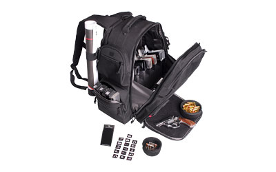 GPS Executive Backpack Black — Holds 5 Handguns