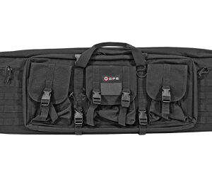 GPS Double Rifle Case 42″ Black — 600D Polyester