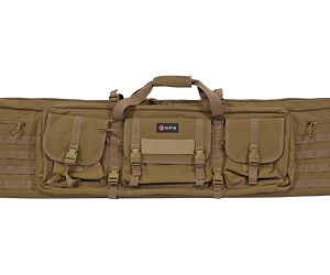 GPS Double Rifle Case 55″ FDE, 600D Polyester