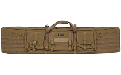 GOGPS-DRC55-FDE_1 GPS Double Rifle Case 55″ FDE, 600D Polyester