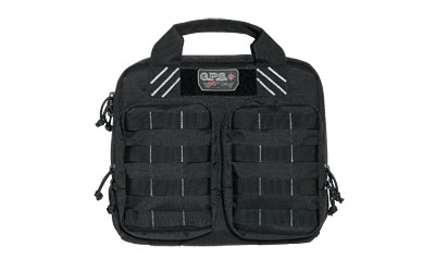 GOGPS-T1412PCB_1 GPS TAC Double +2 Pistol Case T1412PCB — Black