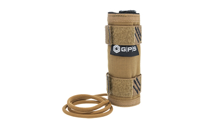 GOGPS-T800-22LR-5T_1 GPS Tactical Suppressor Cover 22 LR 5″ Tan
