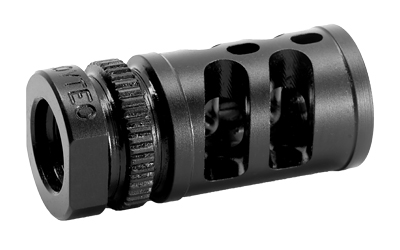 GTHM351_1 GrovTec G-Comp 9mm 1/2×28 Compensator, Black Nitride