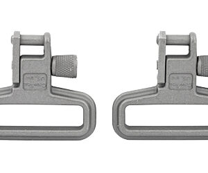GrovTec Mil-Force Swivel Set 1.25in Black Zinc Phosphate, 2/ct