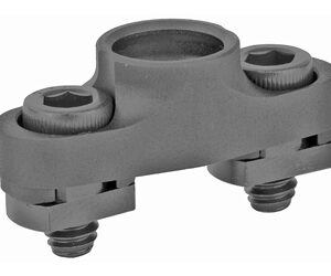 GrovTec Flanged Push Button Base M-LOK — Full Rotating Black