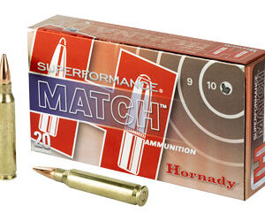 Hornady Superformance Match 223 Rem 75 gr BTHP – 20rd