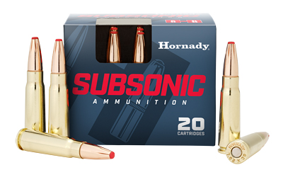 H80787_1 Hornady Subsonic 7.62x39mm 255gr Sub‑X 20rd
