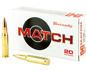 Hornady Match .308 Win 168 gr BTHP — 20rd