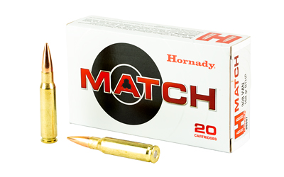 Hornady Match .308 Win 168 gr BTHP — 20rd