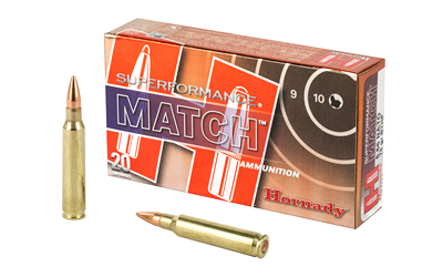 Hornady Superformance Match 5.56 NATO 75gr BTHP 20rd
