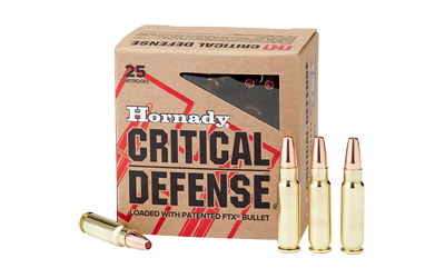 H90000_1-1 Hornady Critical Defense 5.7x28mm 40gr FTX — 25rd Box