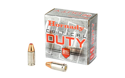 Hornady Critical Duty 9mm Luger +P 124 gr, 25 rd