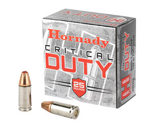 Hornady Critical Duty 9mm +P 135gr FlexLock 25rd