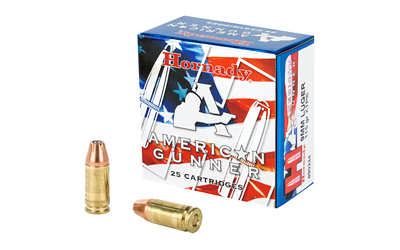 H90244_1 Hornady American Gunner 9mm Luger XTP 25rd Box