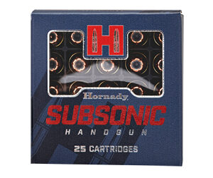 Hornady Subsonic 9mm Luger 147 gr XTP – 25rd