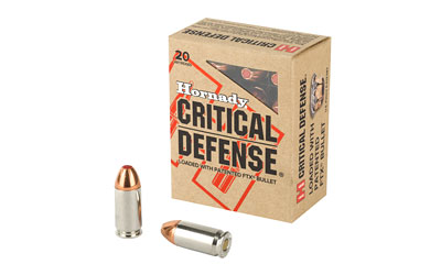 H90900_1 Hornady Critical Defense 45 ACP 185 gr FTX, 20rd