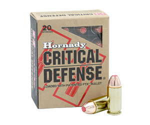 Hornady Critical Defense 45 ACP +P 185 gr FTX