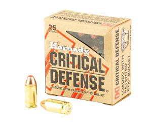 Hornady Critical Defense 9x18mm Makarov FTX 25rd