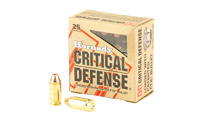Hornady Critical Defense 9x18mm Makarov FTX 25rd