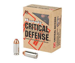 Hornady Critical Defense .40 S&W 165 gr FTX — 20rd