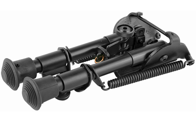 HB1A2BR2_1 Harris BR2 Rotating Self-Leveling Bipod 6-9 in Black