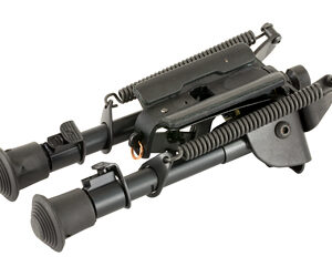 Harris BRMS Bipod 6-9 in Swivel Leg Notch, Black