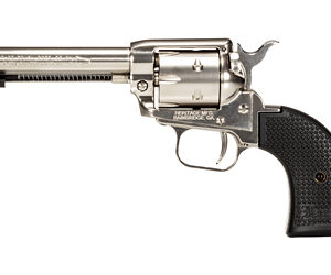 Heritage Rough Rider .22 LR Revolver, 4.75 in, Nickel, 6rd