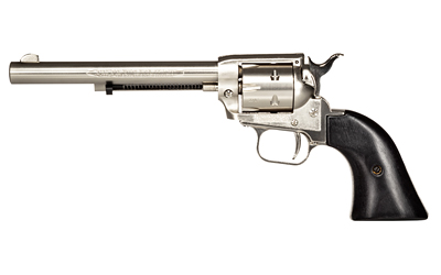 Heritage Rough Rider .22 LR 6.5in Nickel 6-Round Black Laminate