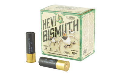 HEVIHS14002_1 HEVI-Shot HEVI-Bismuth 12ga 3″ 1-3/8 oz #2 25rd