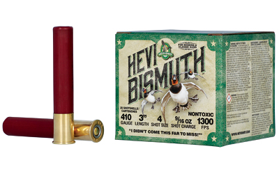 HEVIHS19004_1 HEVI-Shot HEVI-Bismuth .410 3in #4 9/16oz 25/Box