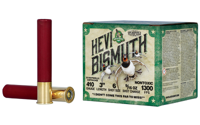 HEVI-SHOT HEVI BISMUTH .410 3-inch #6 9/16 oz – 25/Box
