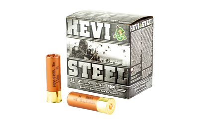 HEVI-Shot Hevi-Steel 12ga 3 in 1-1/4oz #4 25rd