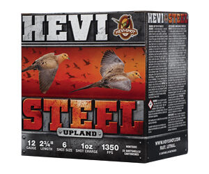 HEVI-Shot Hevi-Steel Upland 12ga 2.75in 1 oz #6 — 25rd
