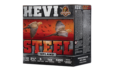 HEVIHS61266_1 HEVI-Shot Hevi-Steel Upland 12ga 2.75in 1 oz #6 — 25rd