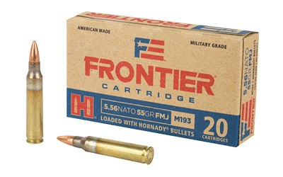 Hornady Frontier 5.56 NATO 55 gr FMJ 20rd