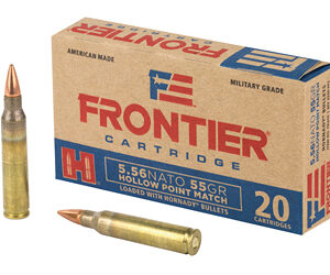 Hornady Frontier 5.56 NATO 55 gr HP Match, 20rd Box