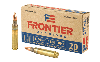 Hornady Frontier 5.56 NATO 62 gr FMJ – 20 rd