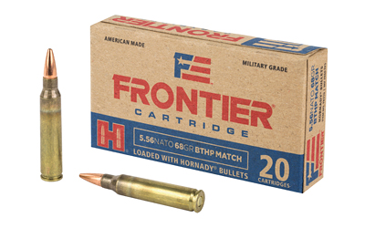 Hornady Frontier 5.56 NATO 68 gr BTHP Match – 20rd Box