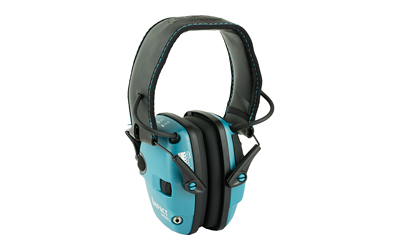 HLR02521_1 Howard Leight Impact Sport Electronic Earmuff Teal 22 dB