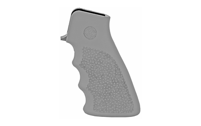 Hogue AR-15 OverMolded Rubber Grip w/ Finger Grooves, Grey