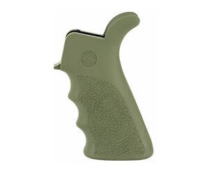 Hogue Overmolded AR-15 Beavertail Grip w/ Finger Grooves – OD Green