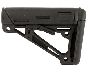 Hogue OverMolded Collapsible Buttstock – Mil-Spec Black