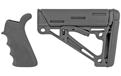 HO15056_1 Hogue OverMolded AR-15 Grip & Collapsible Buttstock Kit