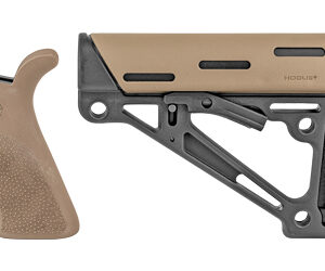Hogue AR-15 OverMolded Grip & Mil-Spec Collapsible Stock FDE
