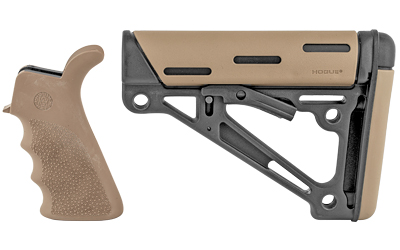 Hogue AR-15 OverMolded Grip & Mil-Spec Collapsible Stock FDE