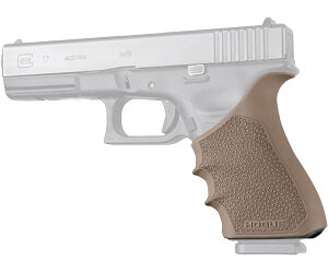 Hogue HandAll Beavertail Grip Sleeve FDE Fits Glock Gen3/4