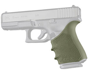 Hogue HandALL Beavertail Grip Sleeve OD Green — Glock 19/23