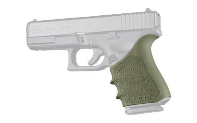 Hogue HandALL Beavertail Grip Sleeve OD Green — Glock 19/23