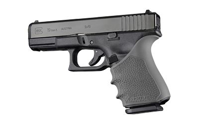 HO17052_1 Hogue HandAll Beavertail Grip Sleeve for Glock G19 — Gray