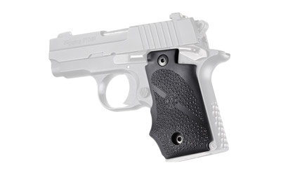 HO38000_1 Hogue Sig P238 Rubber Grip w/ Finger Grooves